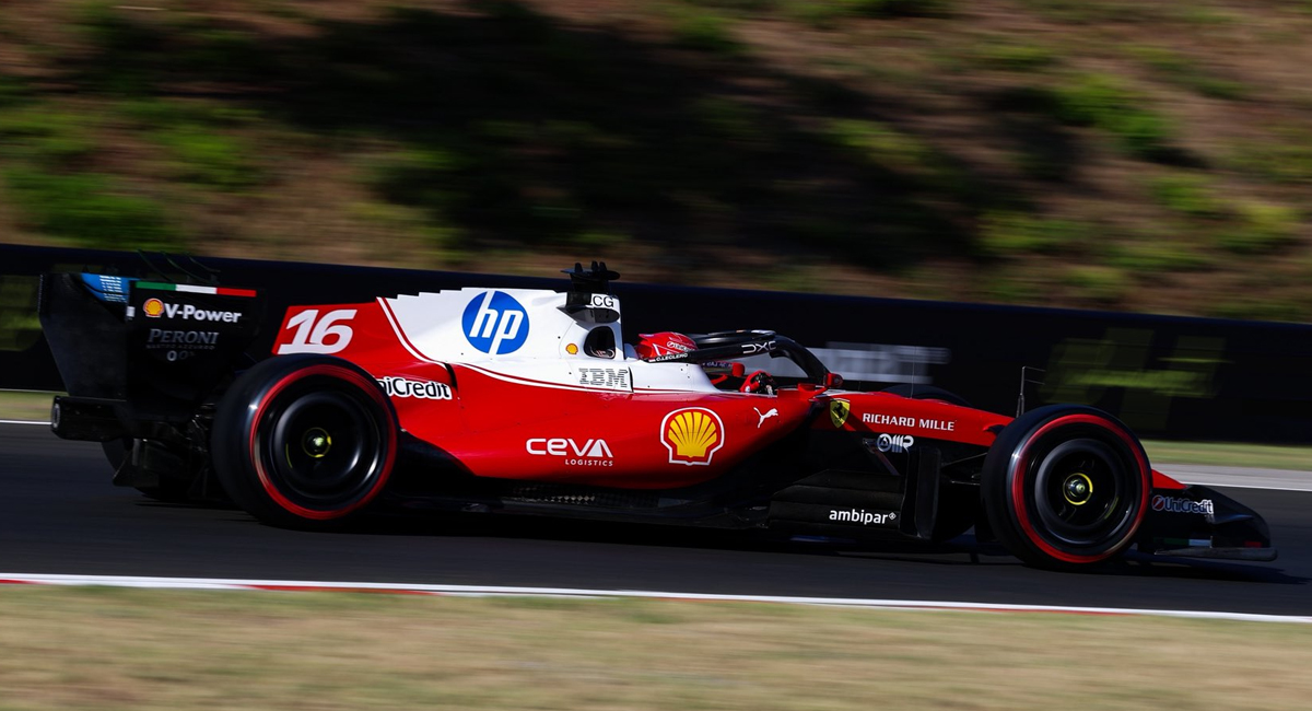 Ferrari dominó el inicio de actividad en el GP de Hungría, con Leclerc y Hamilton liderando las primeras rondas de entrenamiento