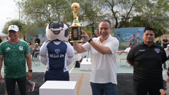 Festeja Toño Astiazarán exitoso cierre del torneo de futbol ‘El Mundialito H’