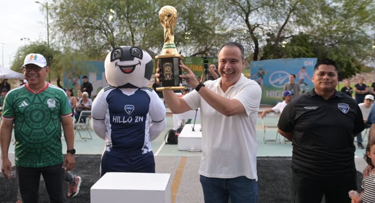 Festeja Toño Astiazarán exitoso cierre del torneo de futbol ‘El Mundialito H’