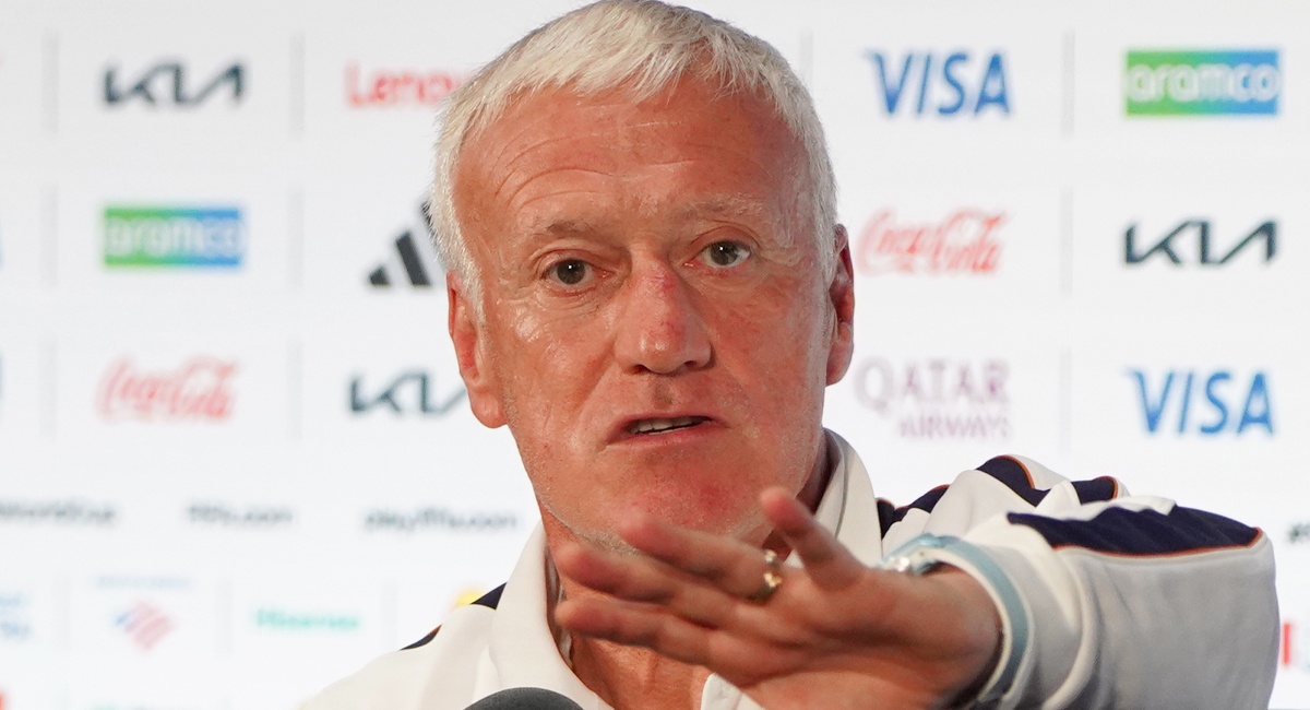Deschamps habló en conferencia de prensa
