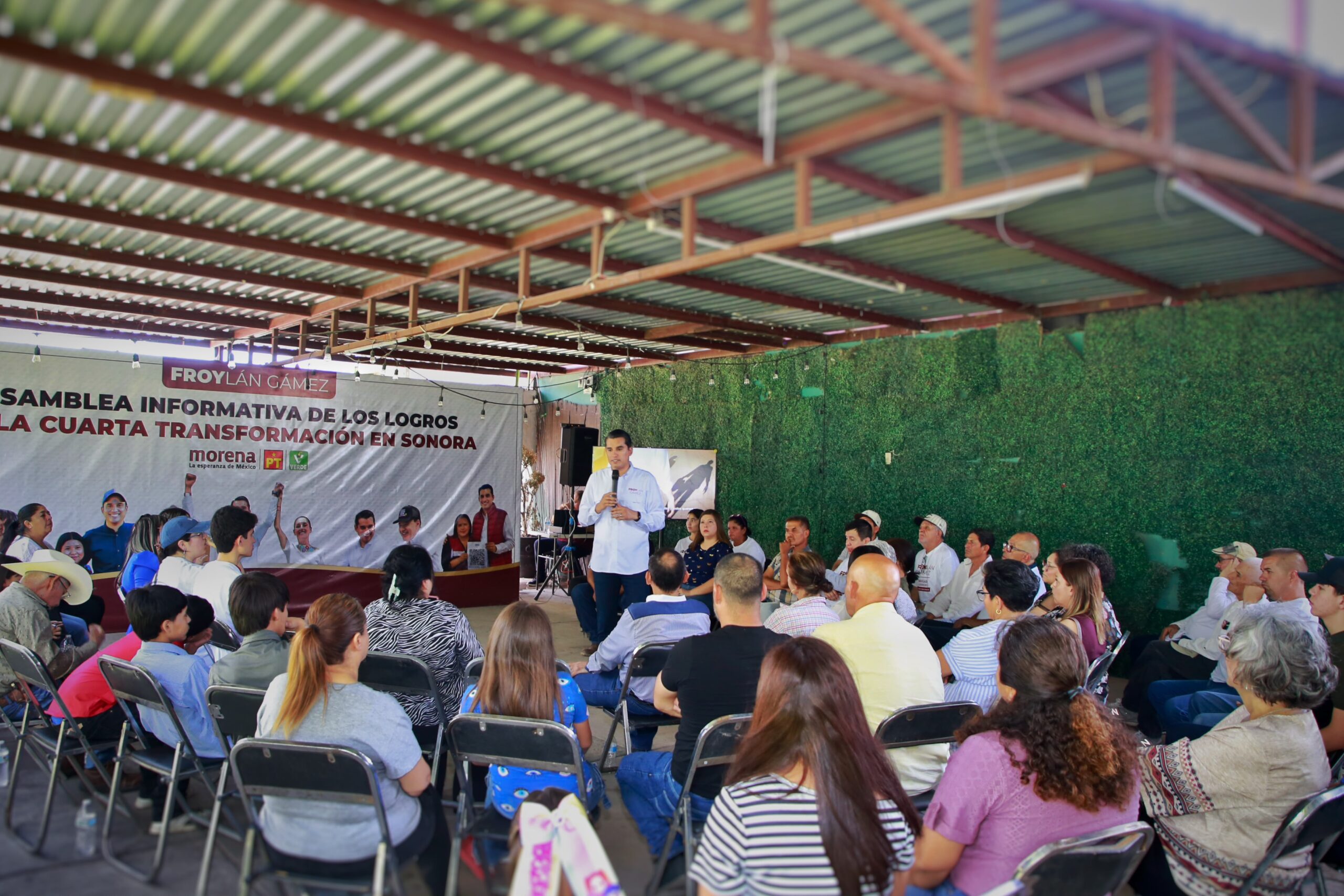 Froylán Gámez recorre el norte de Sonora y destaca la unidad para impulsar la transformación