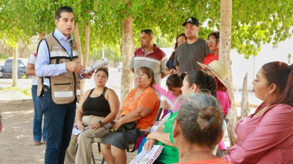 Froylán Gámez resalta resultados de la 4T en salud, educación e infraestructura en recorrido por el sur de Sonora