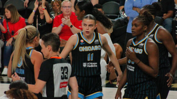 WNBA: Difícil noche para el Sky y Gabriela Jaquez en Las Vegas, caen ante los Aces