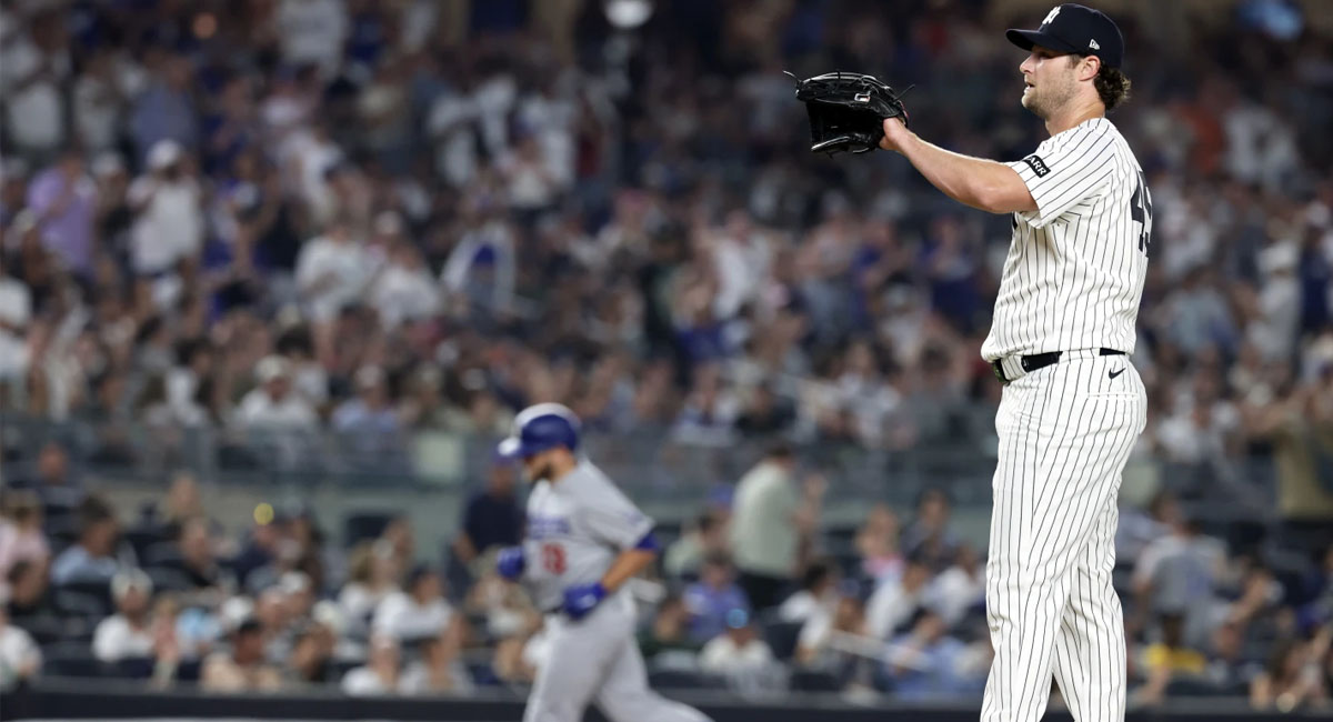 Cole tuvo un descuido y fue castigado por Muncy