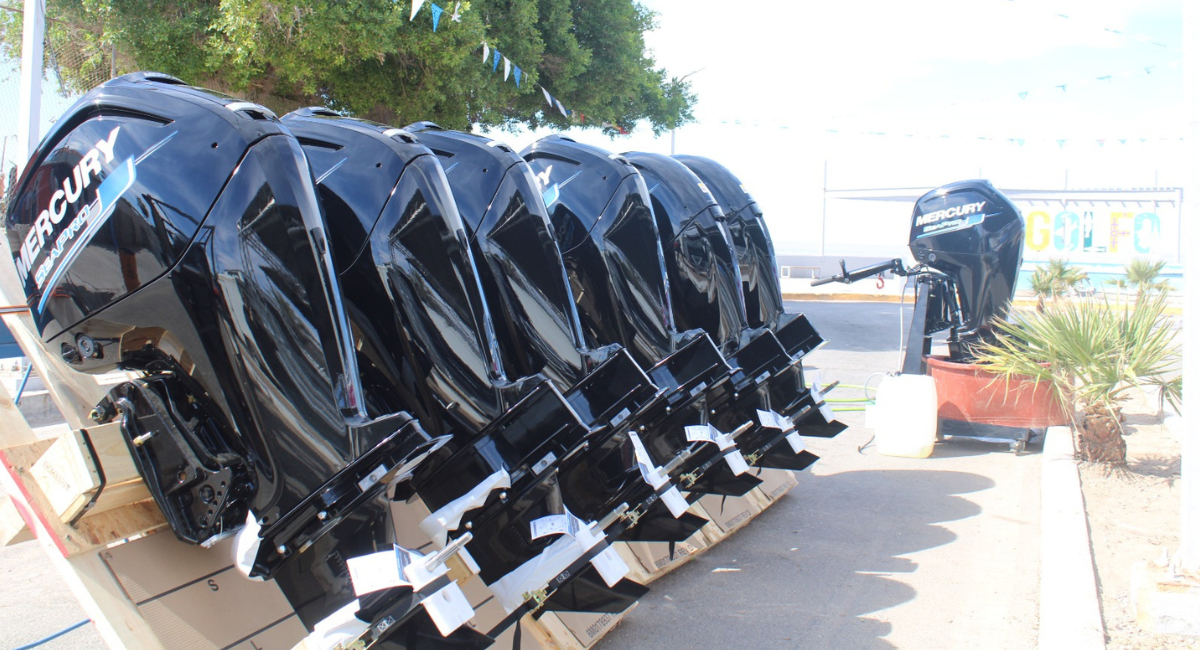 Gobierno de Sonora impulsa modernización pesquera con motores en el Golfo de Santa Clara