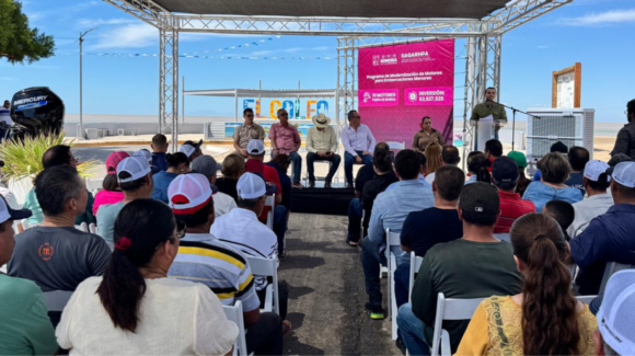 Gobierno de Sonora impulsa modernización pesquera con motores en el Golfo de Santa Clara