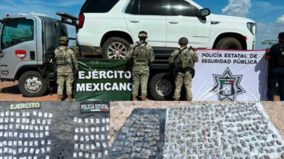 Golpe al crimen en Sonora: Aseguran a 155 personas y más de 17 millones de dosis de droga en 1 semana