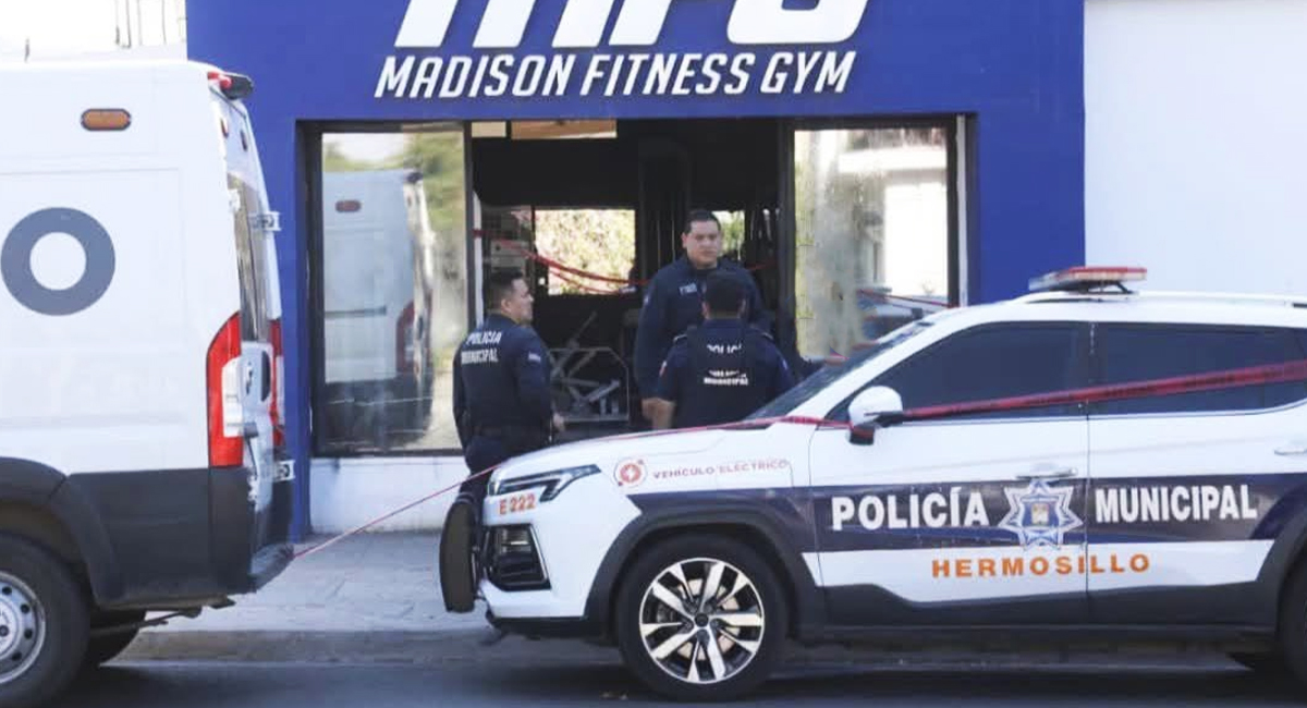 Muere hombre de 50 años en gimnasio al norte de Hermosillo; se desvaneció mientras se ejercitaba