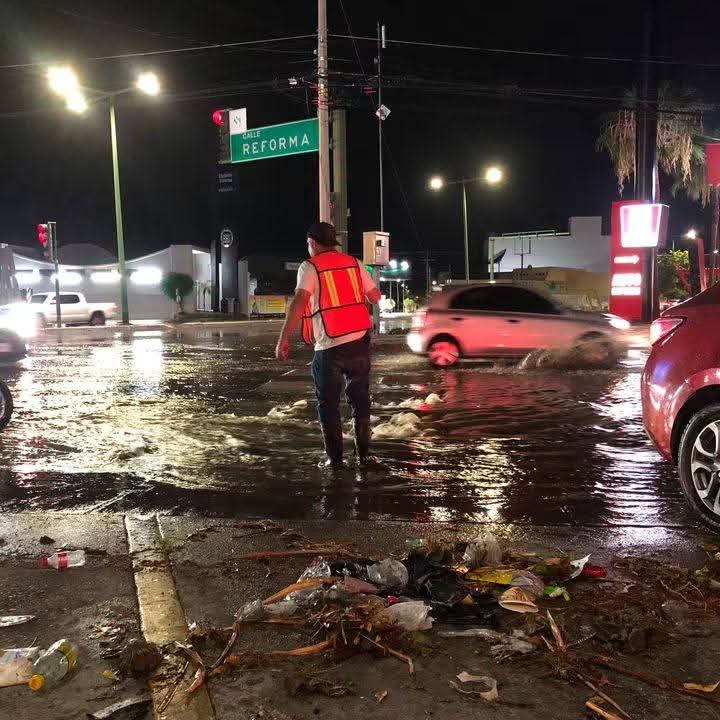 Hermosillo registra la lluvia más intensa de la temporada; dejan hasta 25 mm de agua