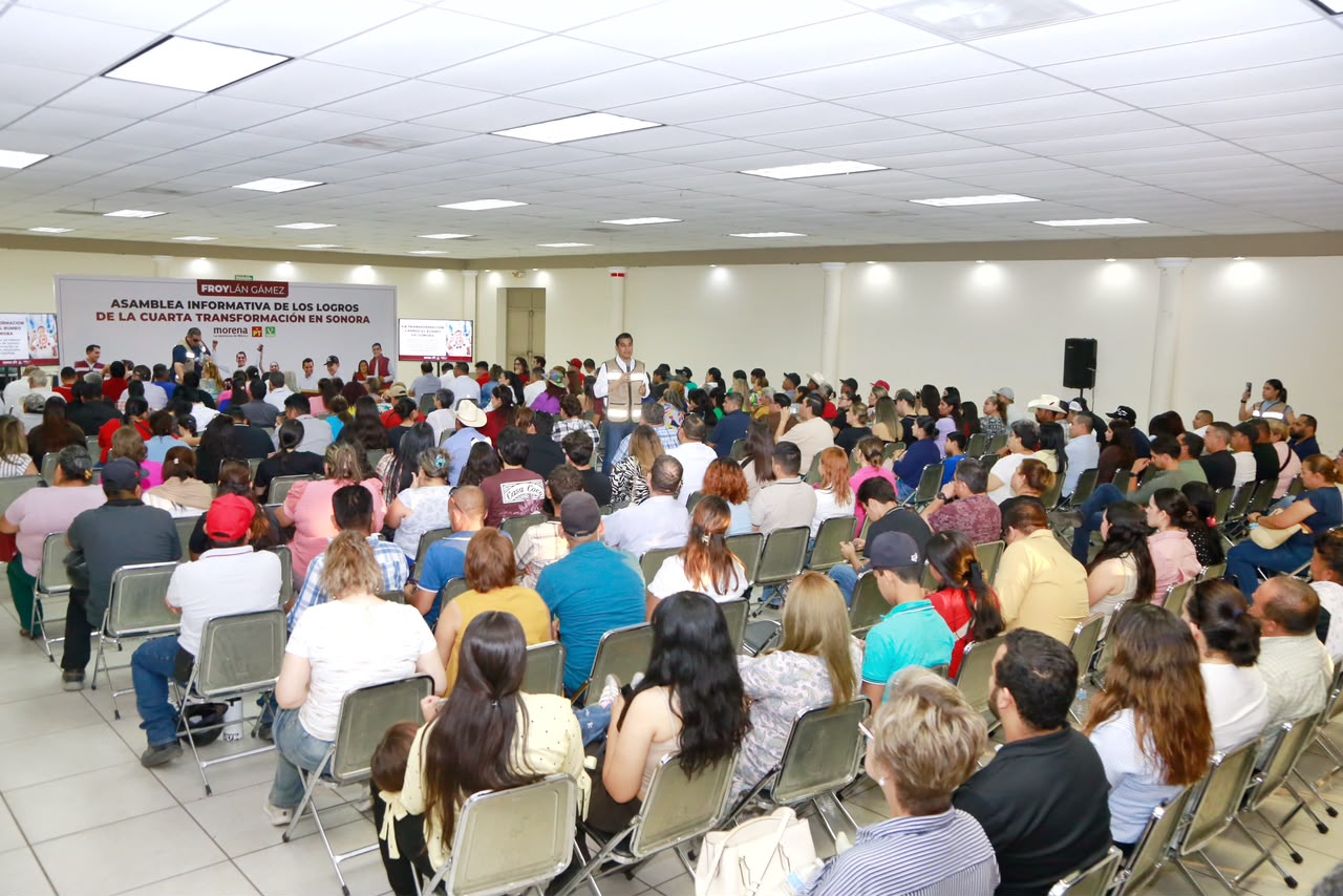 Impulso joven y compromiso con la 4T en Sonora Froylán Gámez recorre el sur del estado