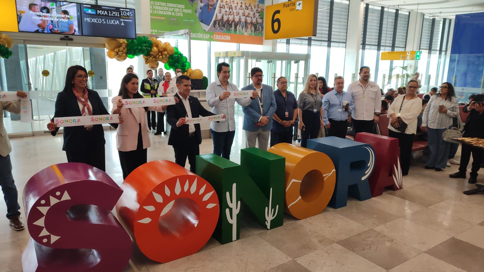 Inauguran vuelo entre Hermosillo y el AIFA con Mexicana de Aviación en Sonora