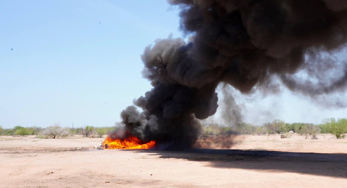 Incineran más de mil kilos de drogas decomisadas en Sonora; están vinculadas a 120 investigaciones