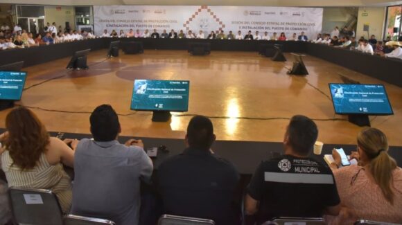 Gobernador Durazo instala el Puesto de Comando para la Temporada de Ciclones y Huracanes 2026