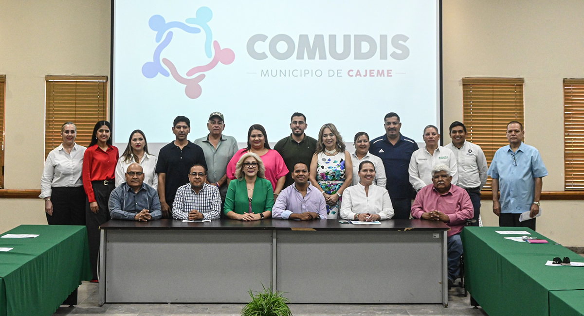 Instalan en Cajeme el Consejo Municipal para la Inclusión de Personas con Discapacidad