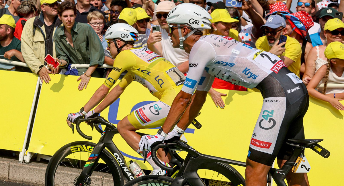 Isaac del Toro se mantiene en la parte alta de la tabla general luego de 8 etapas en el Tour de France 2026