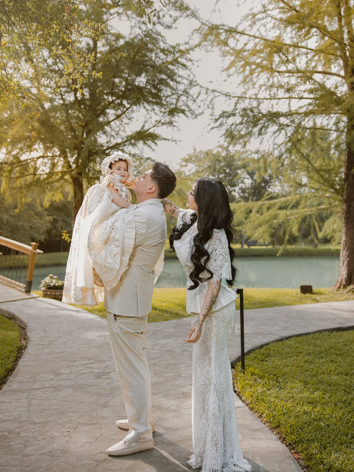 Karely Ruiz celebra con lujosa fiesta el bautizo de su hija Madisson en Monterrey