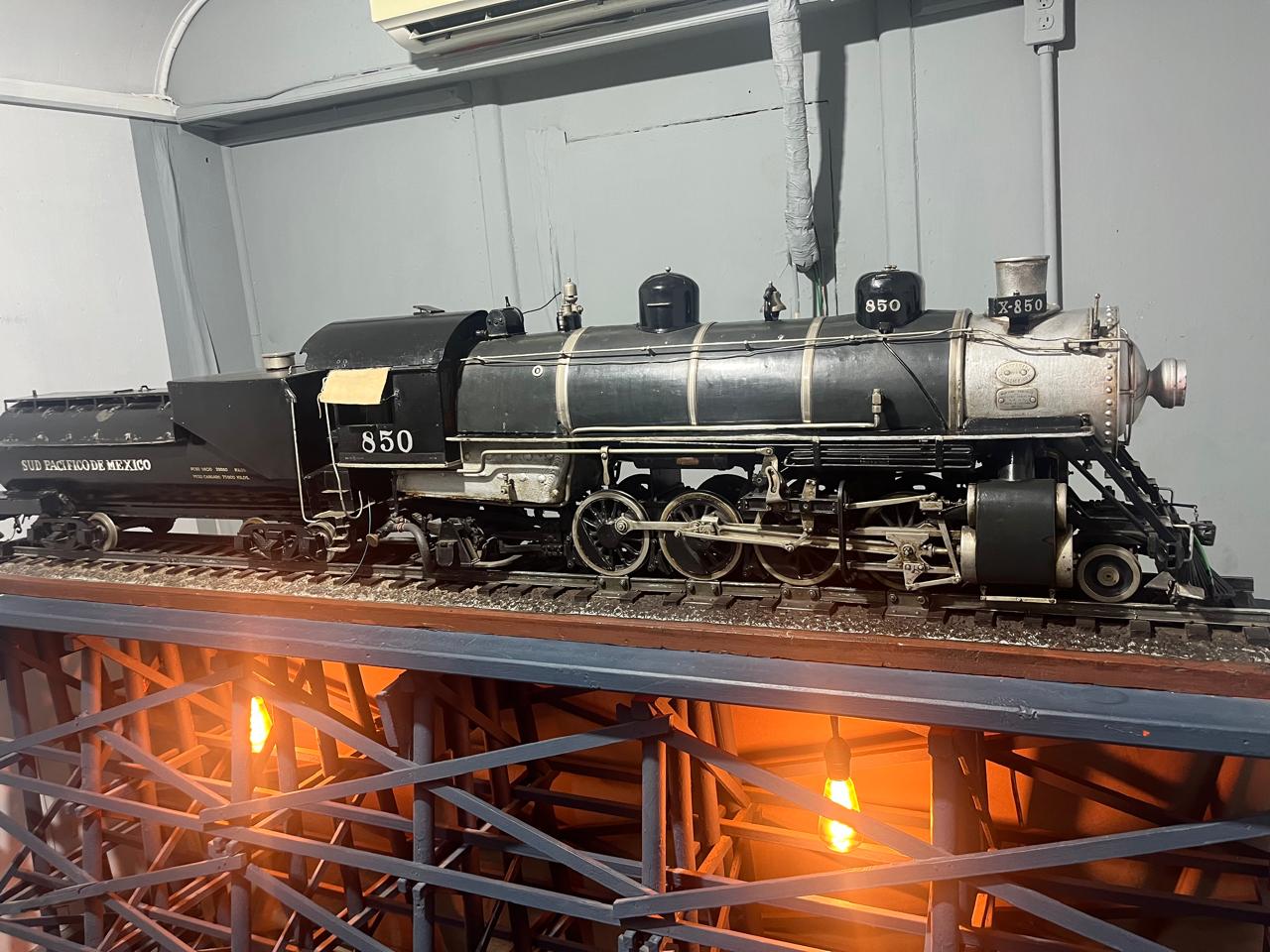 La locomotora 850 del Mufer cumple 90 años La joya ferroviaria única en el mundo