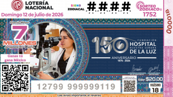 Lista COMPLETA de GANADORES Sorteo Zodiaco No. 1752 de Lotería Nacional, HOY domingo 12 de julio