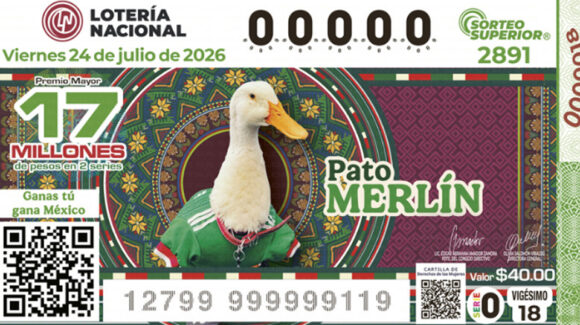 Lista COMPLETA de GANADORES del Sorteo Superior No. 2891 de la Lotería Nacional HOY viernes 24 de julio: Billete del Pato Merlín