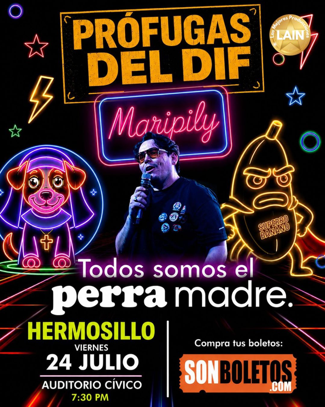 Llevará Choy Ramos su show 'Prófugas del DIF' al Auditorio Cívico