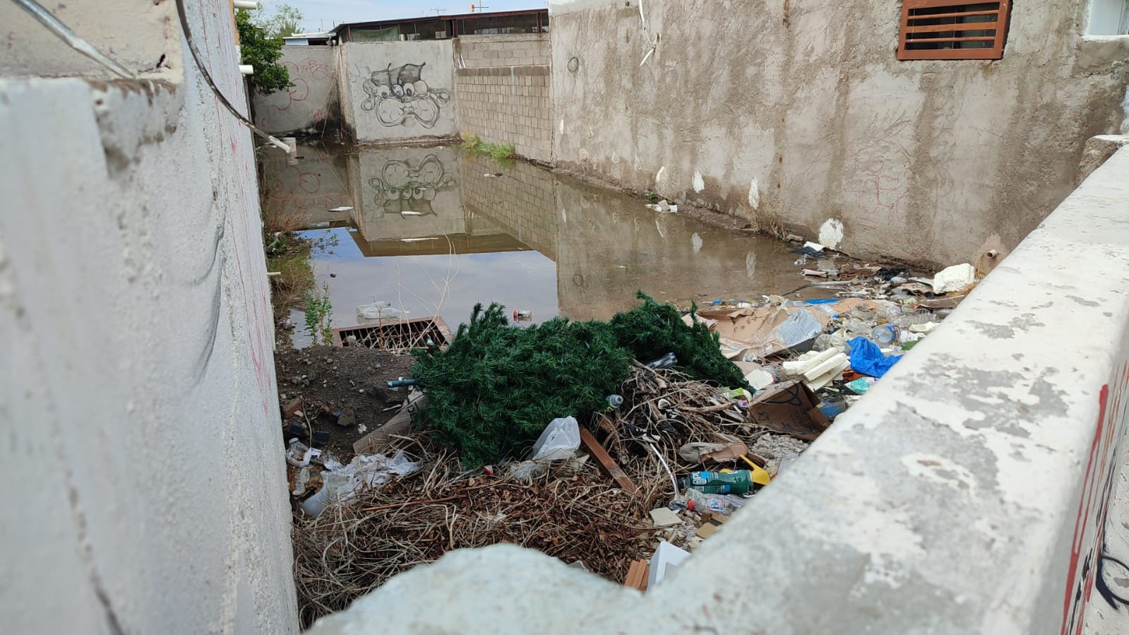 Lluvias por Monzón Mexicano causan inundaciones y encharcamientos en el Centro de Hermosillo