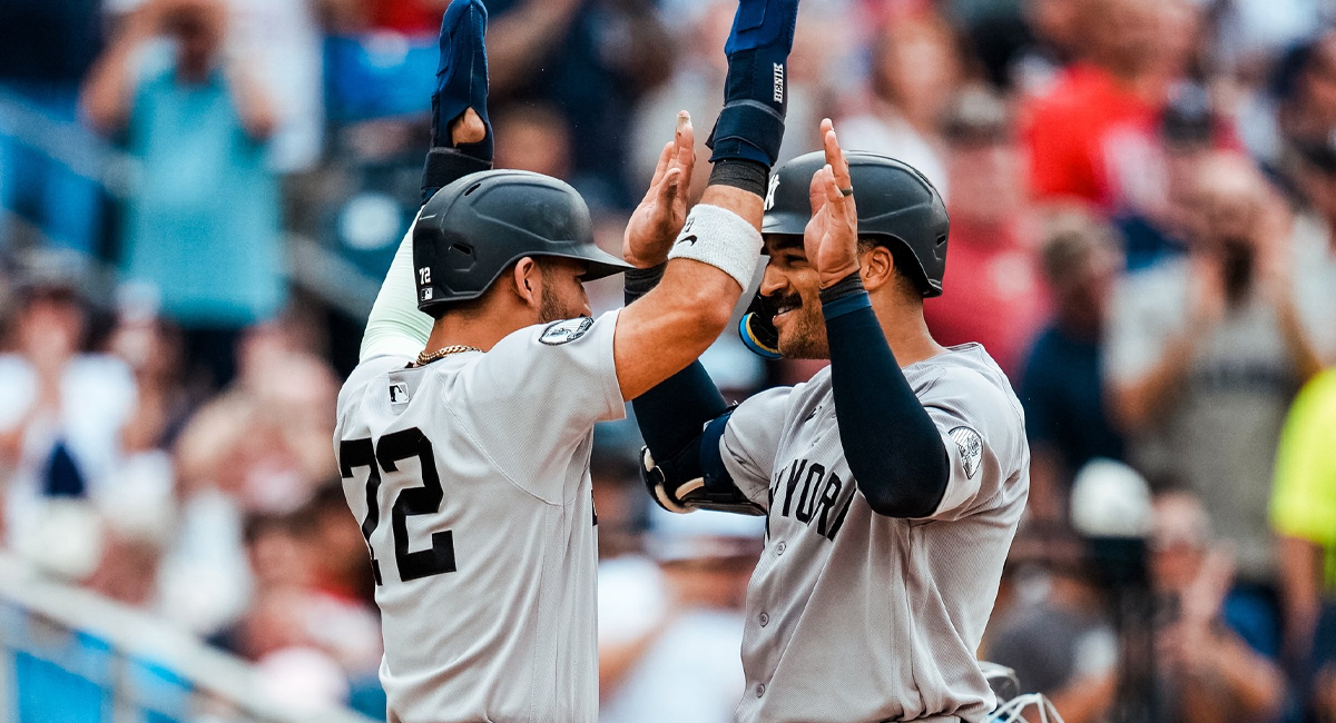 Los maderos de los Yankees tronaron con tres cuadrangulares para remontar a los Nationals y asegurar la serie