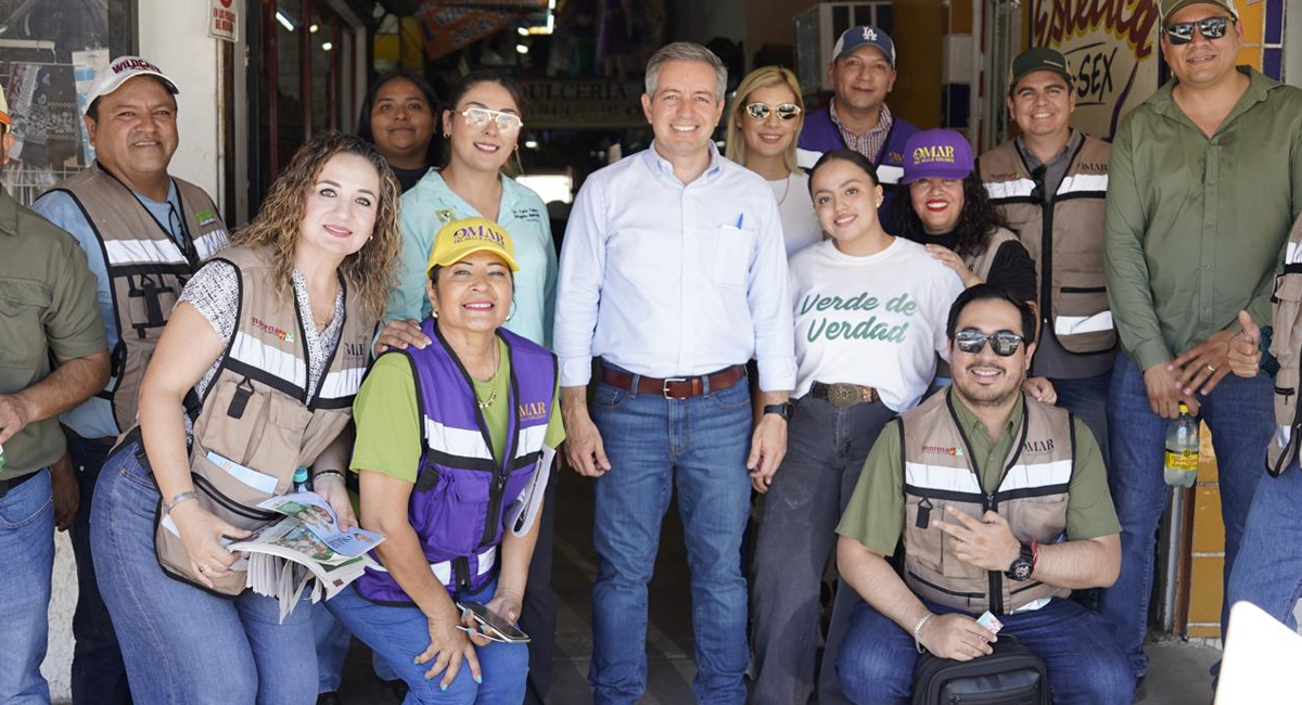 Los mercados hablan, las juventudes proponen: Omar Del Valle Colosio recoge necesidades de Hermosillo