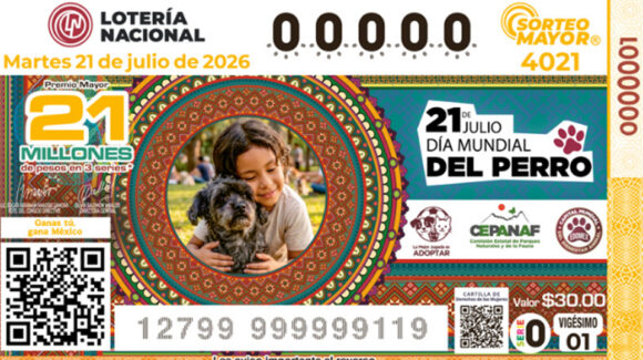 Lotería Nacional: Ganadores del Sorteo Mayor No. 4021 del martes 21 de julio de 2026