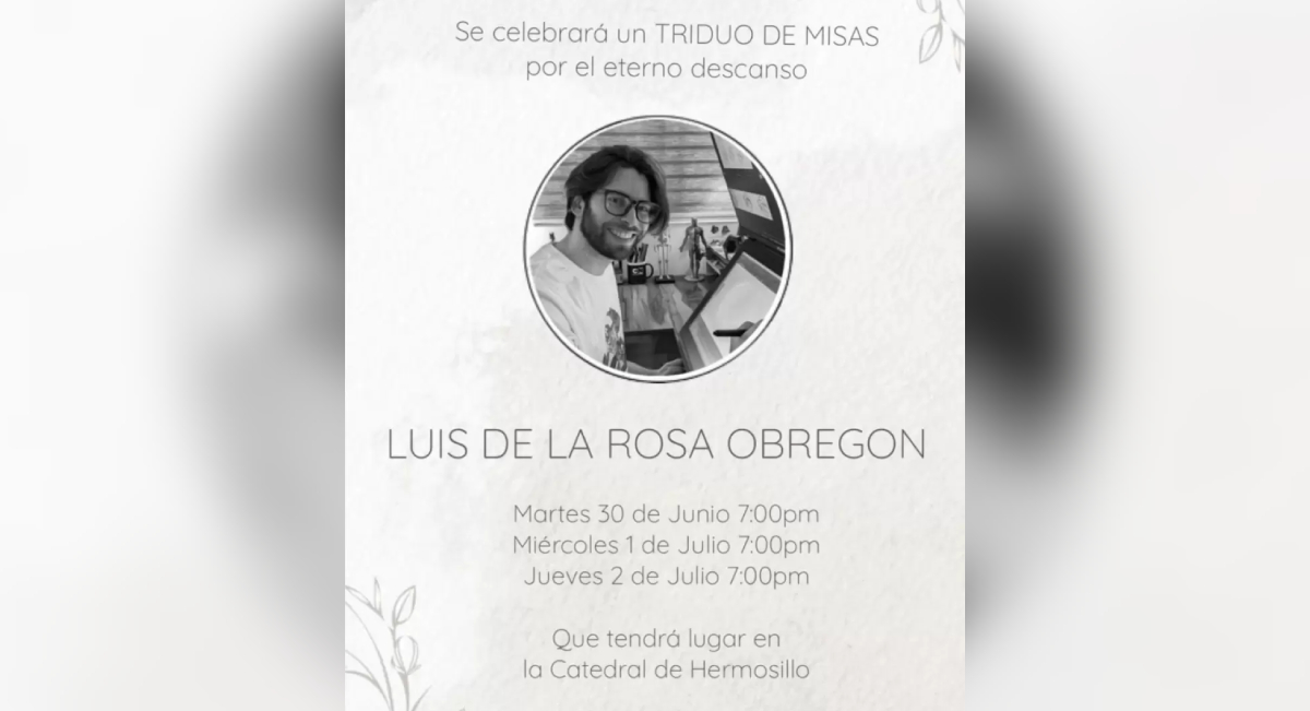 Luis de la Rosa Obregón falleció en Francia
