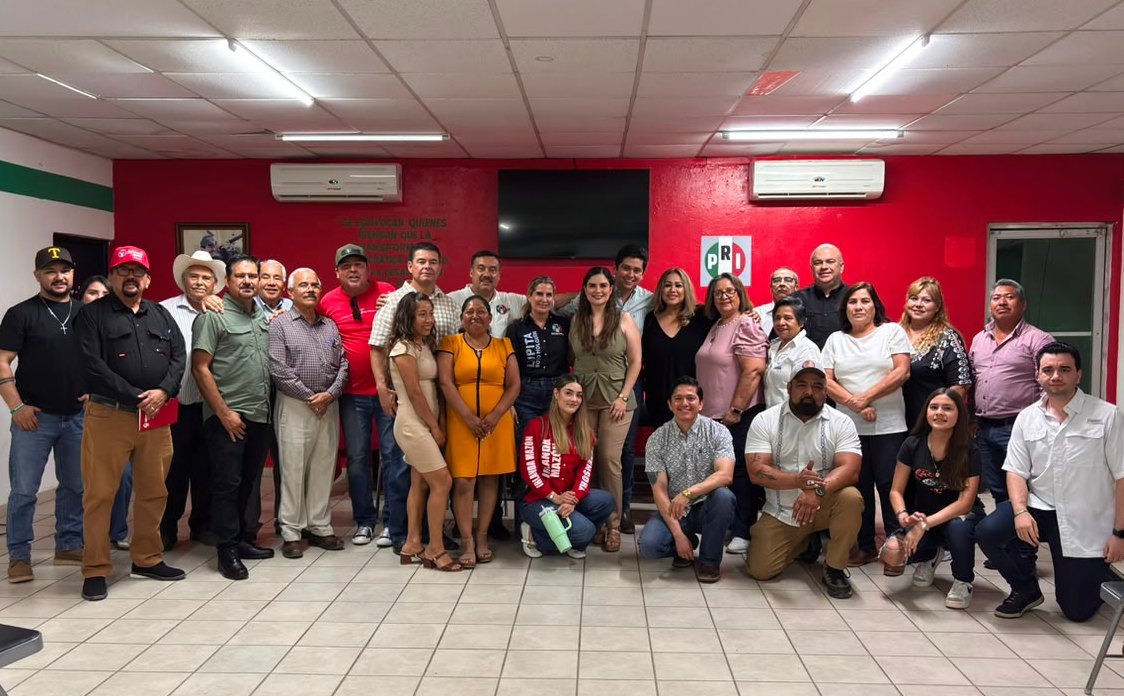 Lupita Soto y Onésimo Aguilera buscan fortalecer un PRI unido y cercano en Sonora