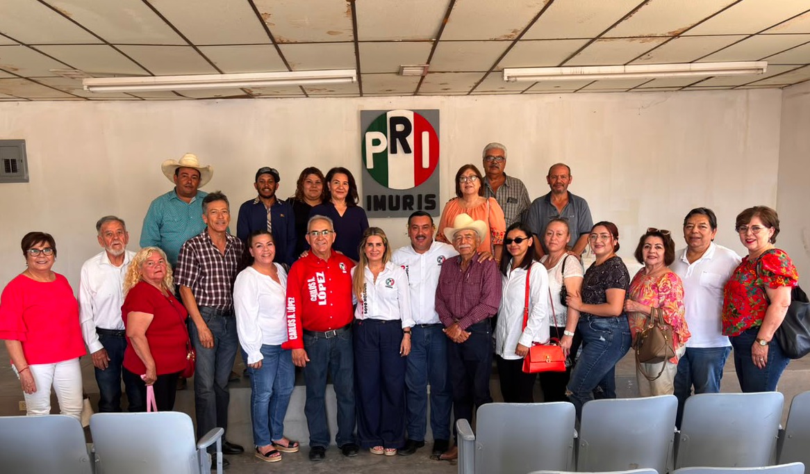 Lupita Soto y Onésimo Aguilera buscan fortalecer un PRI unido y cercano en Sonora