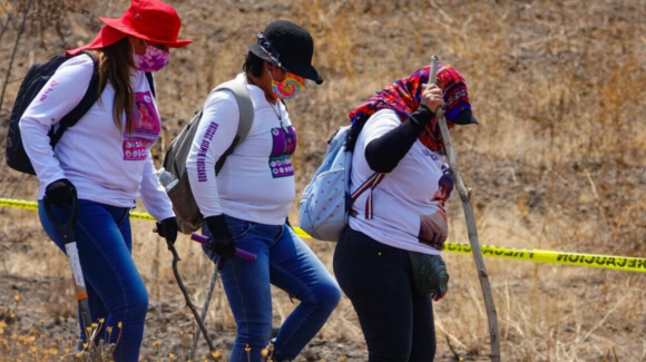 Madres Buscadoras de Jalisco denuncian falta de apoyo para investigar hallazgo de restos óseos calcinados