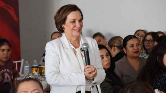 María Dolores del Río recoge propuestas de mujeres de Caborca para fortalecer la transformación