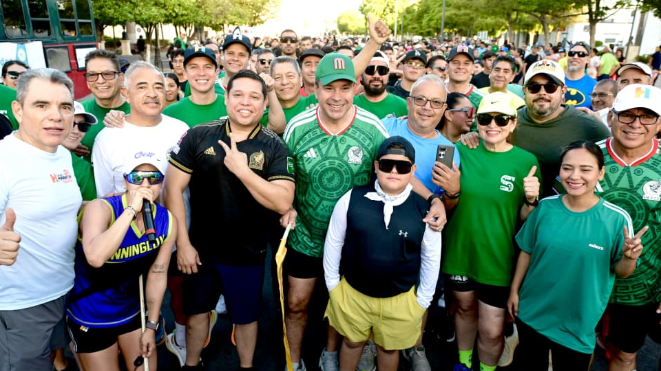 Más de mil corredores participan en trote rumbo al Maratón Internacional Hermosillo 2026