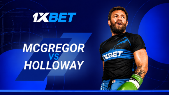 McGregor vs Holloway: convierte tu pronóstico en un bono con 1xBet