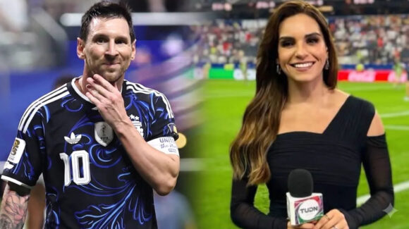 VIDEO: Messi rechaza y hace grosería a Tania Rincón en entrevista en vivo previo a triunfo sobre Inglaterra