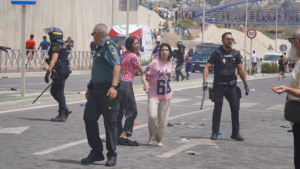 Miles de migrantes han cruzado la frontera entre Marruecos y el enclave español de Ceuta