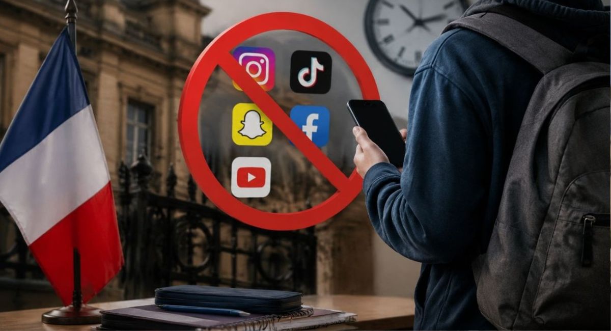 Francia impone control de edad en redes sociales