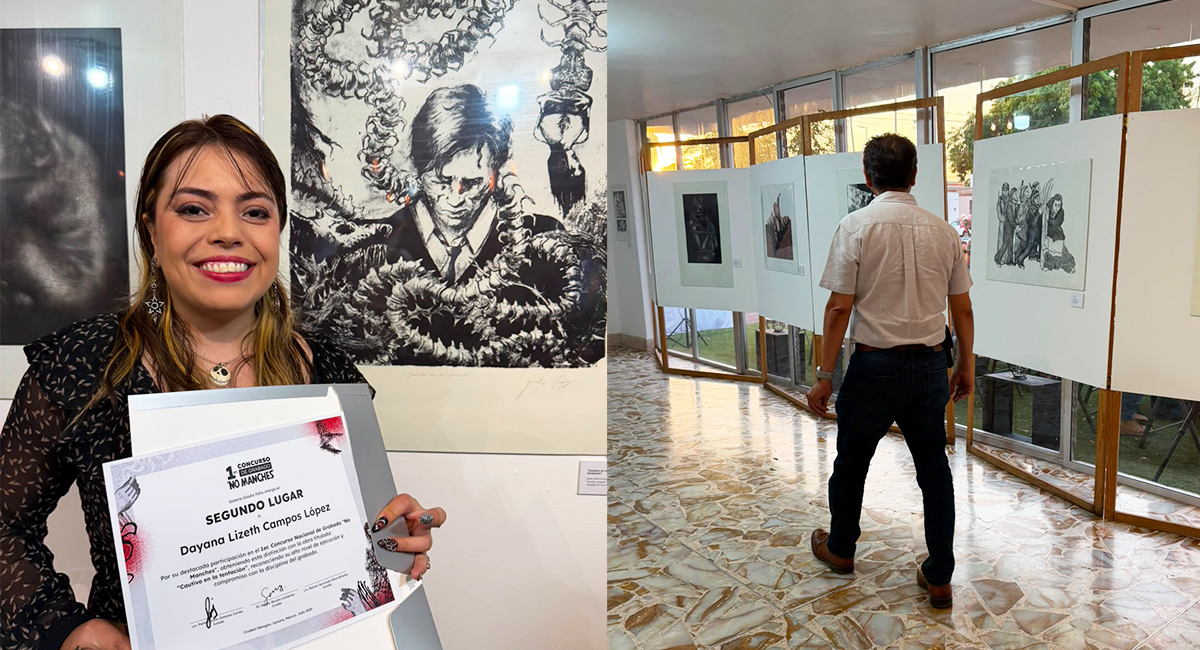 Consolidan a Ciudad Obregón como sede nacional del grabado con exposición 'No Manches'