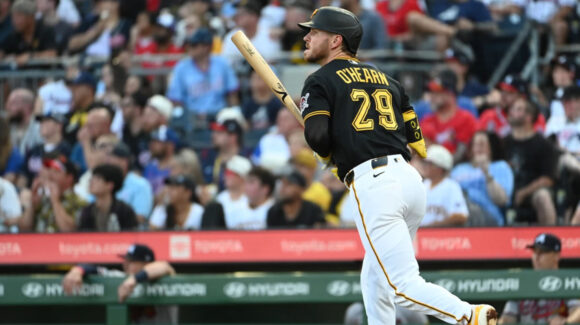 O’Hearn tiene histórica jornada para los Pirates, con 3 HR’s y 10 carreras producidas ante Braves
