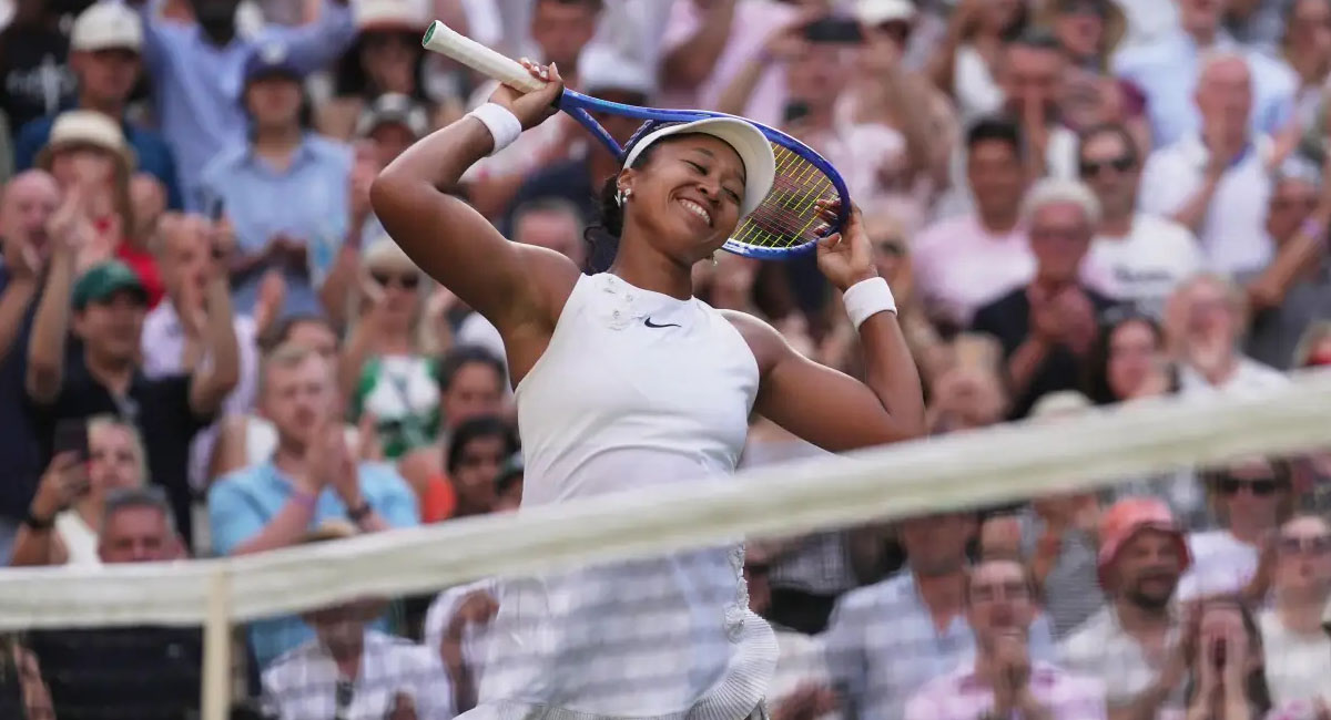 Osaka festeja en grande su triunfo ante Sabalenka