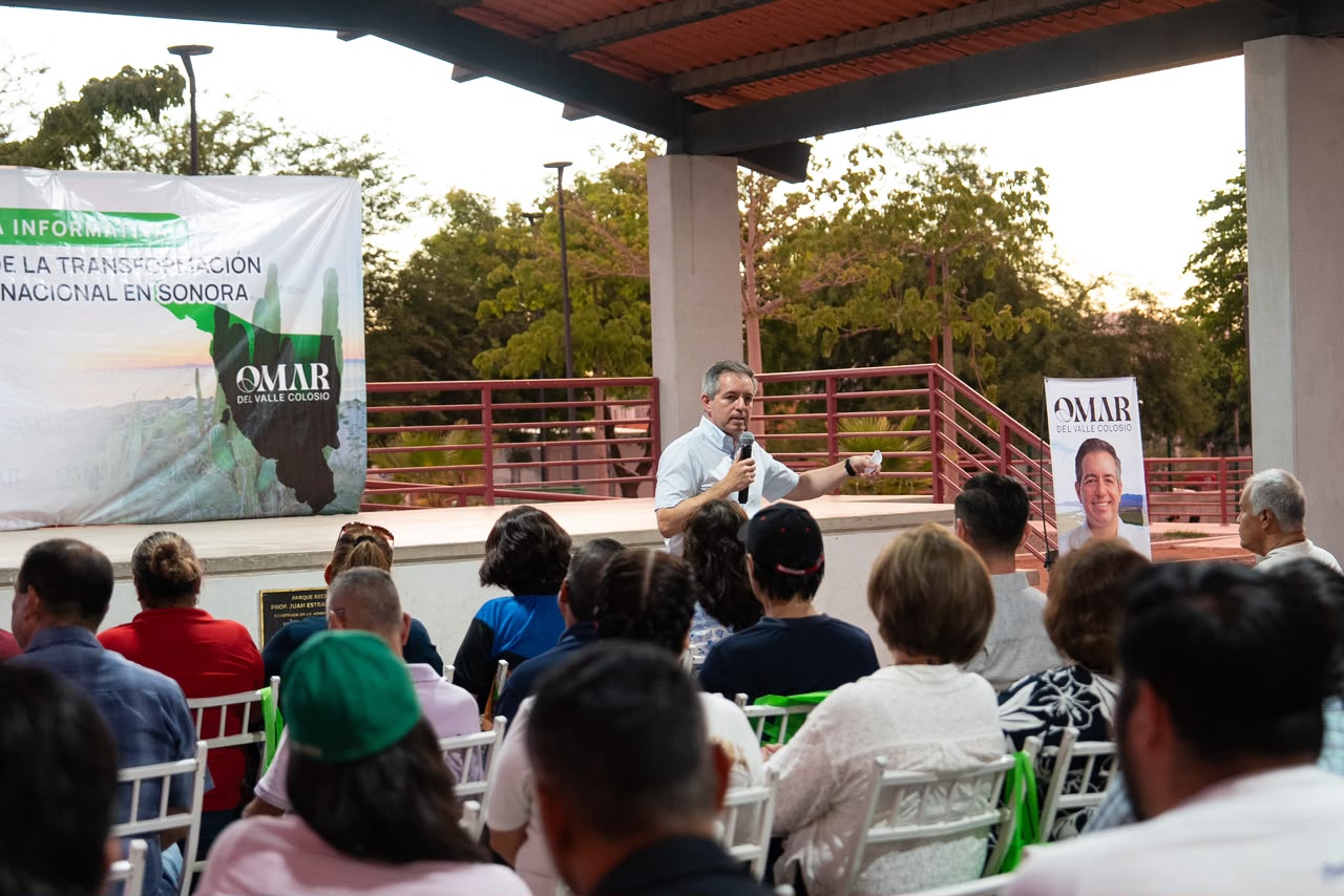 Omar Del Valle Colosio recorre Cajeme y dialoga con ciudadanos en diversas colonias