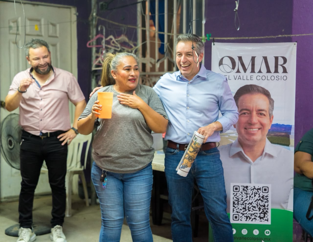 Omar Del Valle fortalece diálogo ciudadano con empresarios y vecinos de Hermosillo