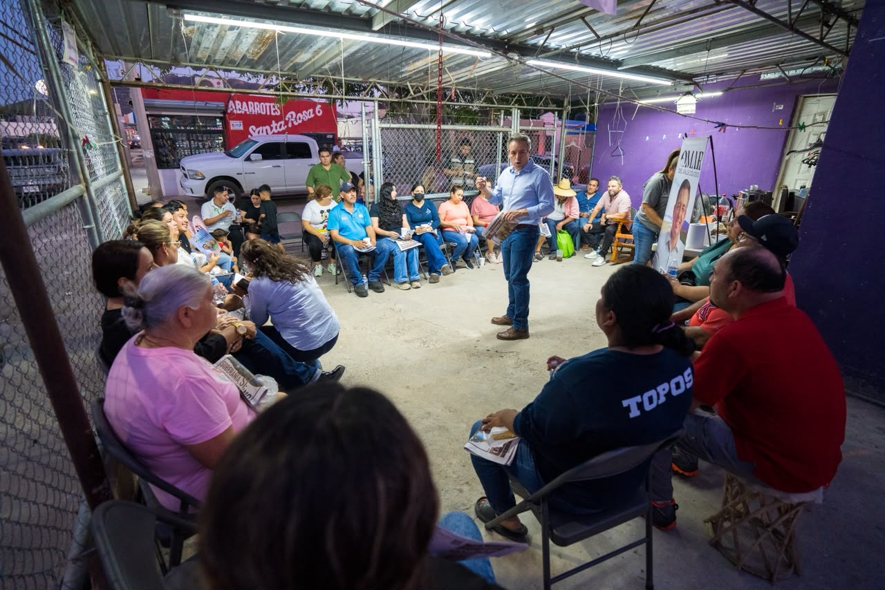 Omar Del Valle fortalece diálogo ciudadano con empresarios y vecinos de Hermosillo