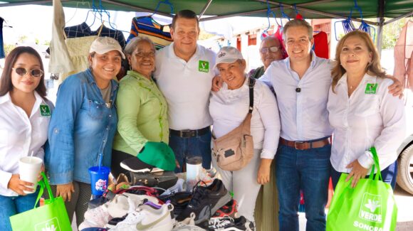 Omar Del Valle fortalece diálogo con comerciantes y familias del sur de Sonora
