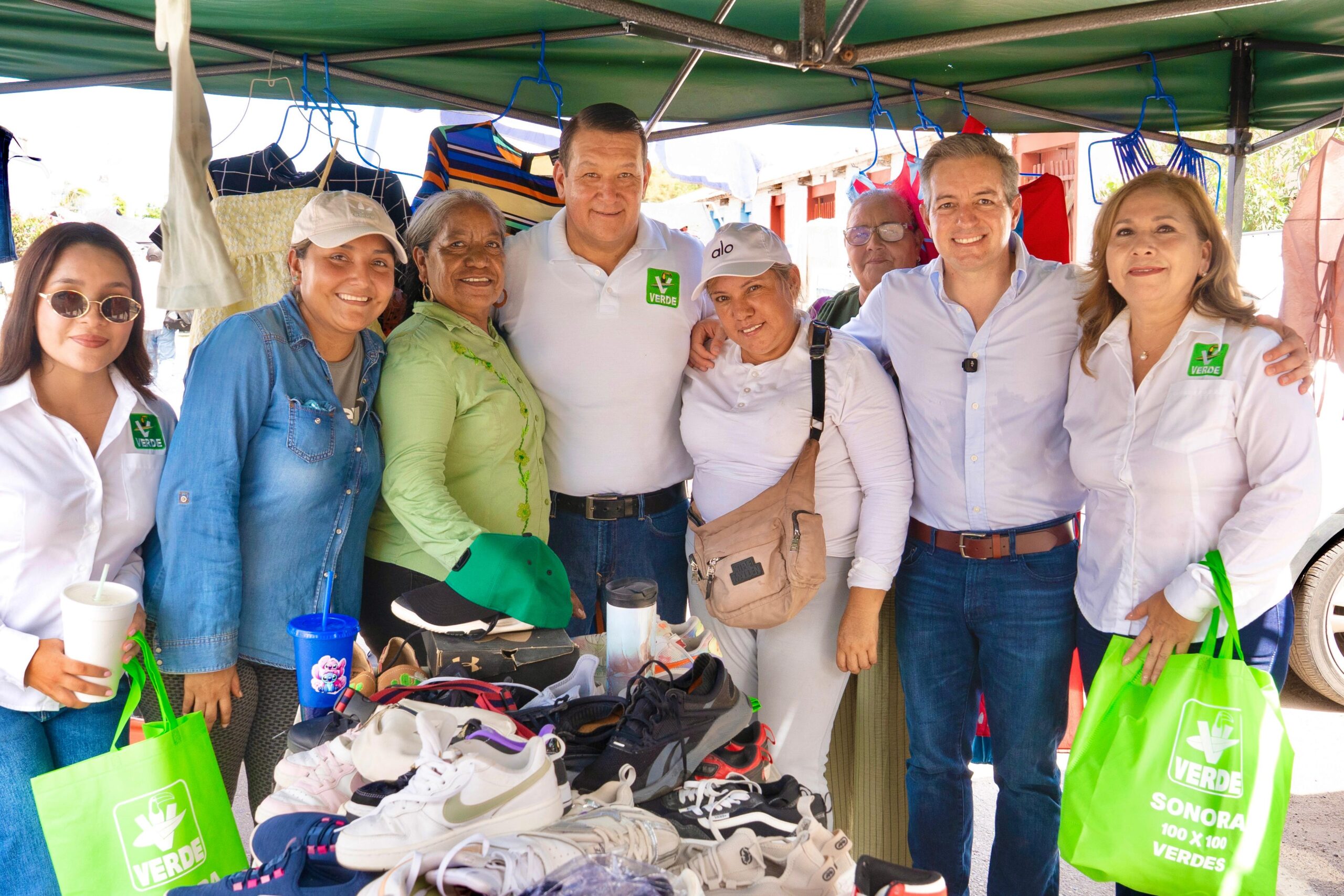 Omar Del Valle fortalece diálogo con comerciantes y familias del sur de Sonora