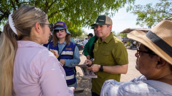Omar Del Valle regresa a la Costa de Hermosillo y cumple compromisos con las comunidades