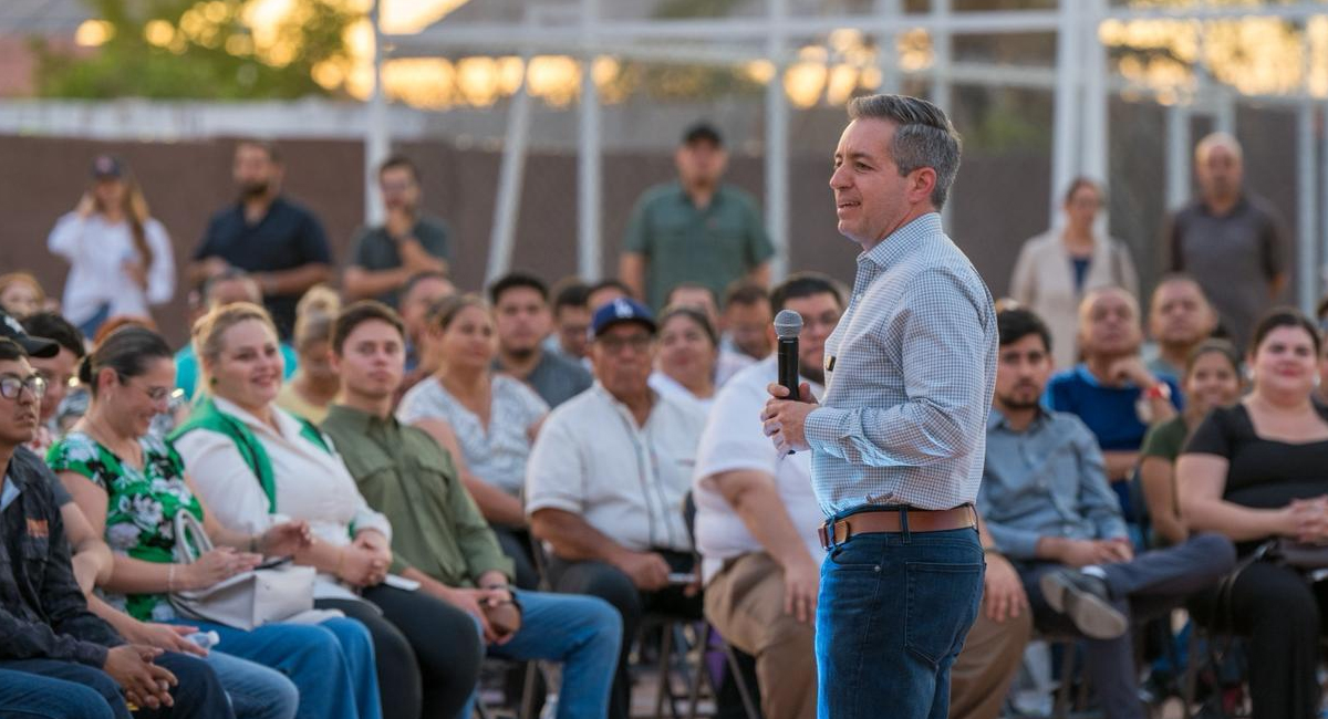 Omar del Valle en su recorrido por Sonora pide una mayor unidad entre el Gobierno y el pueblo