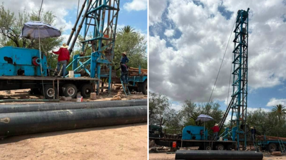 Oomapas Navojoa inicia la perforación de un pozo de agua en Masiaca