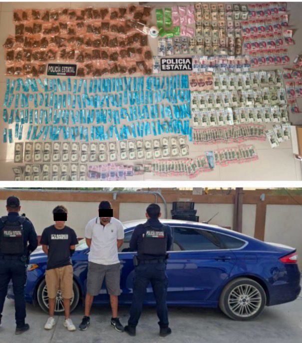 Operativos de seguridad en Sonora dejan 191 detenidos y más de 41 mil dosis de droga